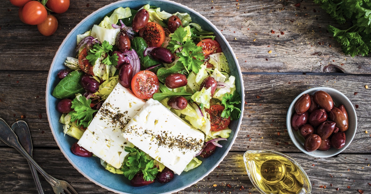 Eating a Mediterranean diet help decrease inflammation - a key factor contributing osteoarthritis.